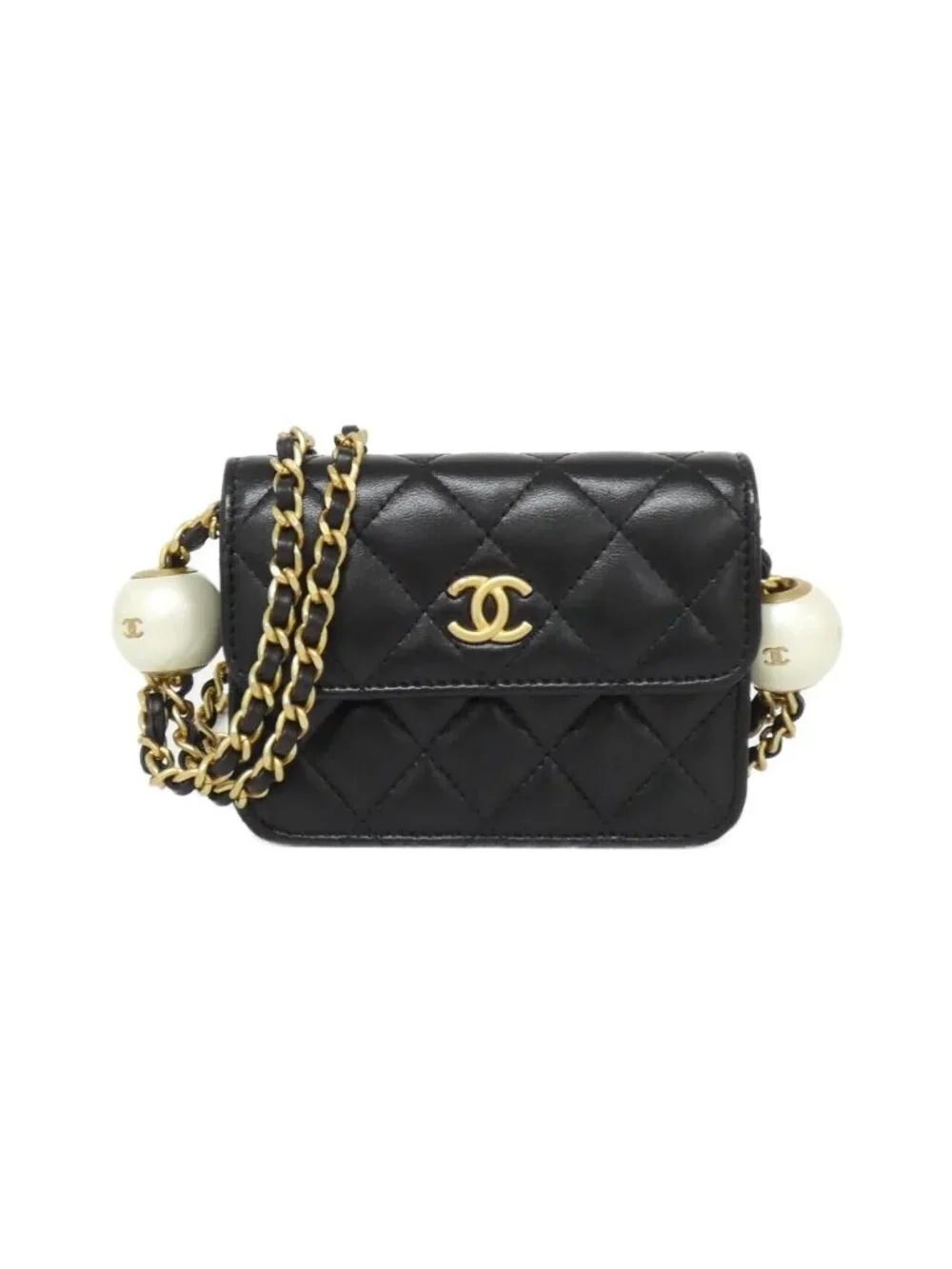 Chanel Chain Clutch Black